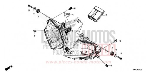 PROJECTEUR CBR1000STL de 2020